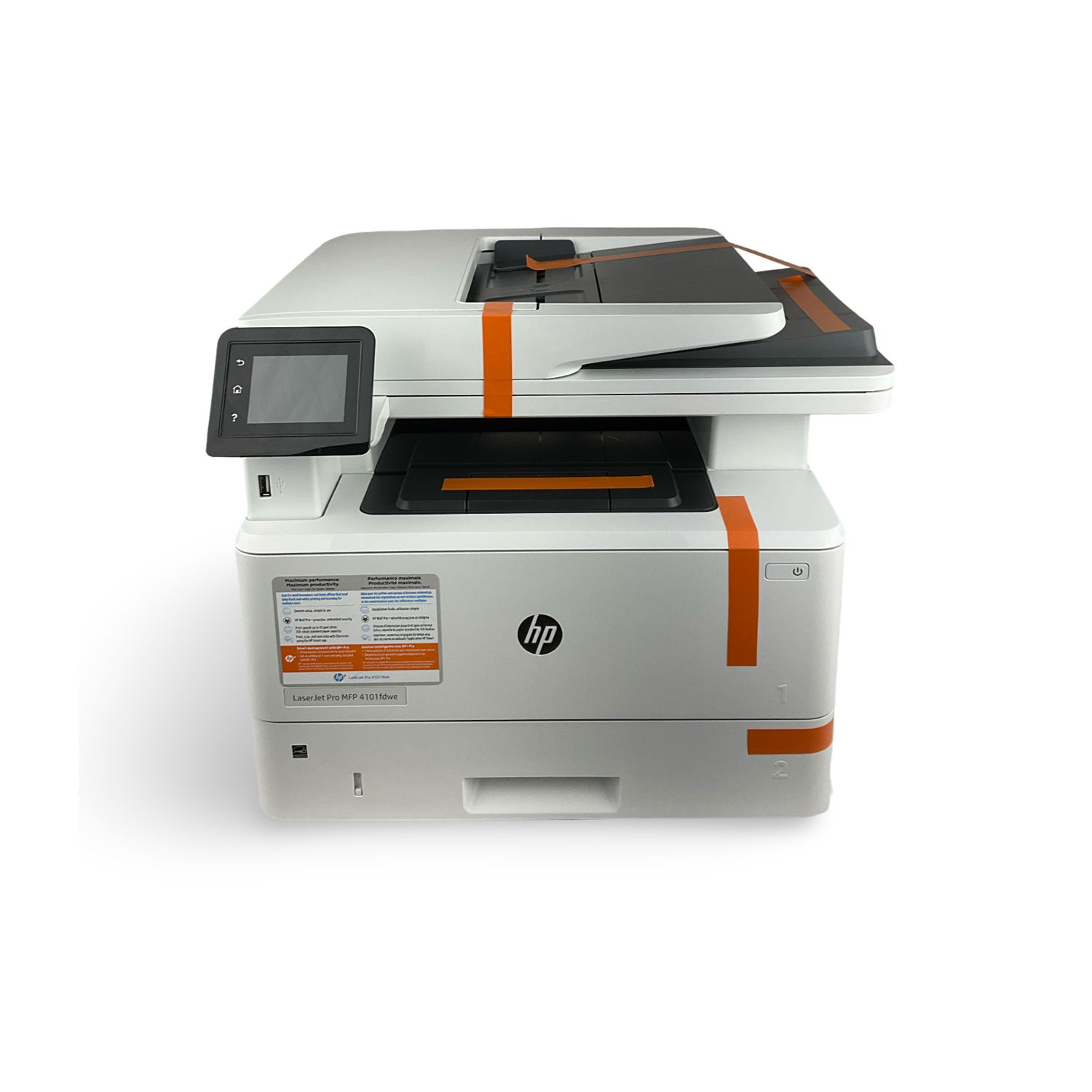 HP LaserJet Pro MFP 4101fdwe Multifunction Monochrome Laser Printer 2Z619E White