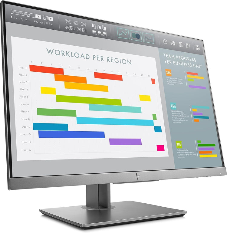 HP EliteDisplay E243i 24" IPS Monitor Tilt Swivel Pivot Height Adjustable
