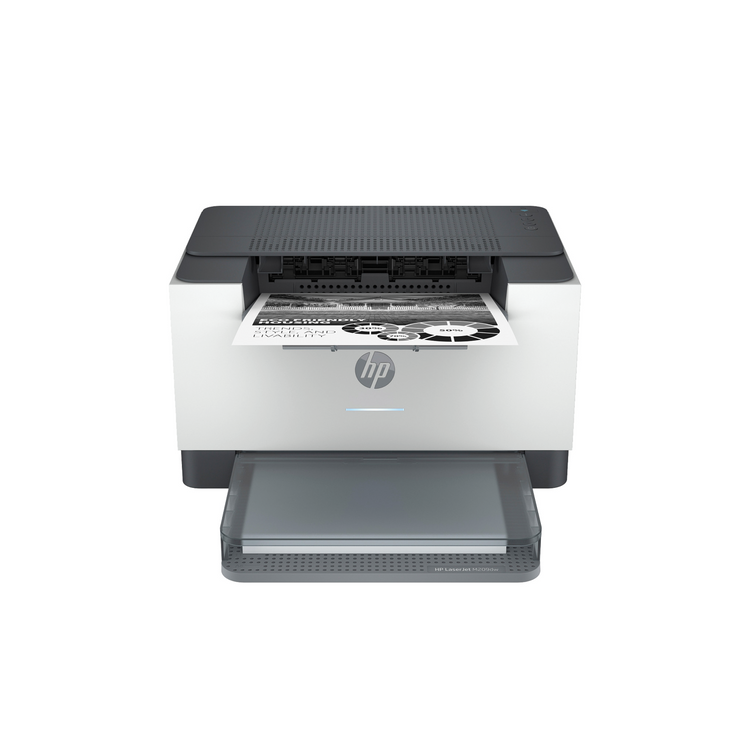 HP LaserJet M209dw Laser Printer Black And White 6GW62F with Toner