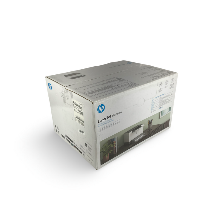 New HP LaserJet M209dw Laser Printer Black And White 6GW62F with Toner
