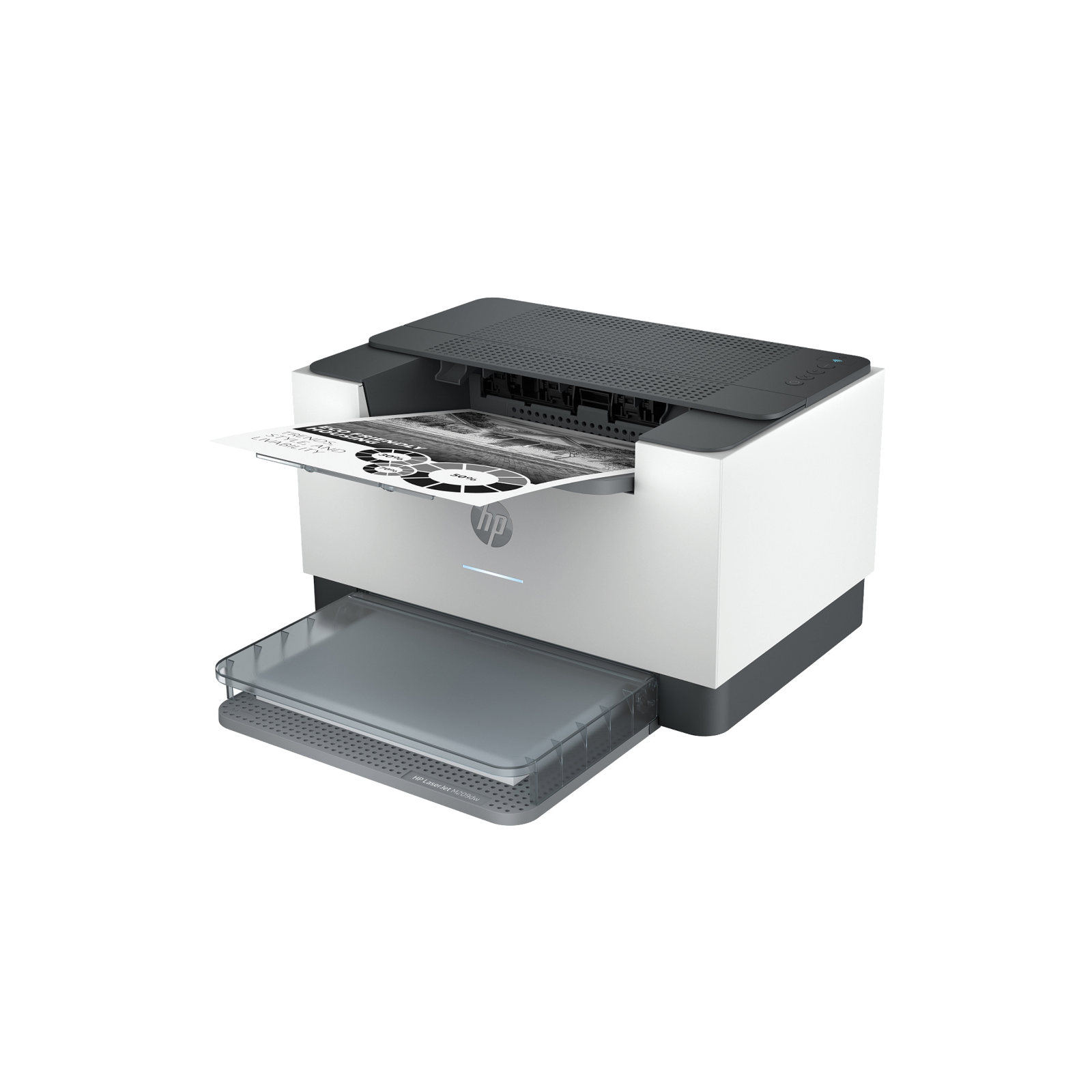 HP LaserJet M209dw Laser Printer Black And White 6GW62F with Toner