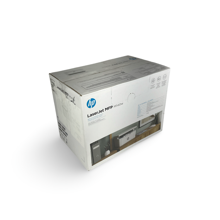 HP LaserJet MFP M140w Laser Printer Black And White 7MD72F with Toner