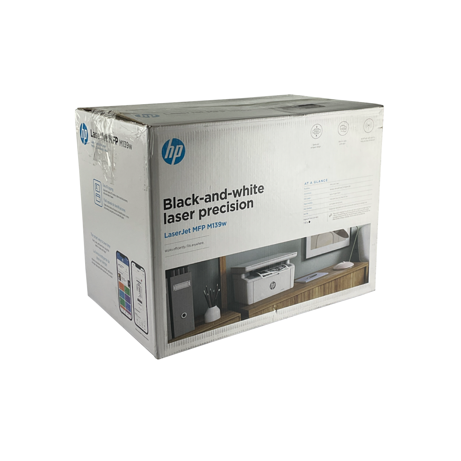 HP MFP m139w 7MD70F LaserJet Wireless All-in-One Laser Printer with Toner