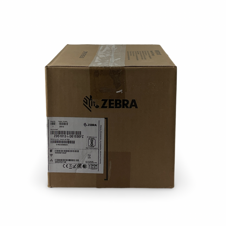 New Zebra ZD51013-D01E00FZ ZD510-HC 300dpi Wristband Barcode Printer