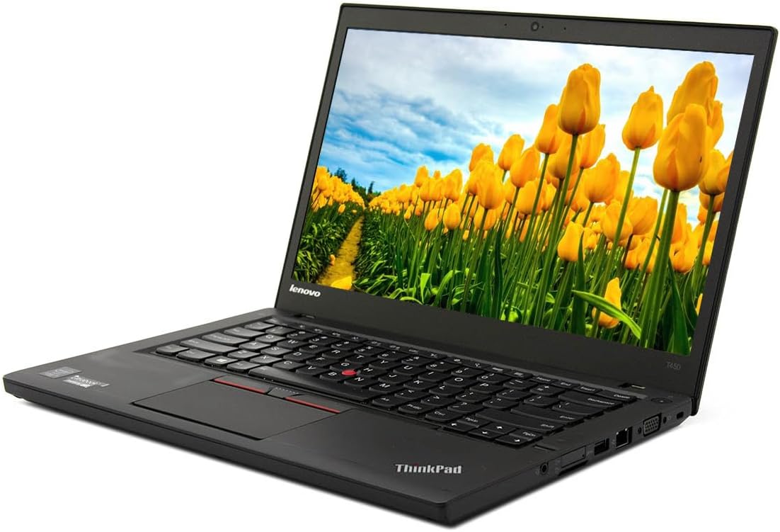 Lenovo ThinkPad T450 14" HD i5-5300U 8GB Ram 256GB SSD Intel HD Graphics 5500 Windows 10 Pro