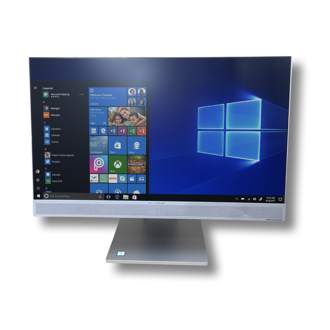 HP EliteOne 800 G3 23.8" FHD AIO i7-6700 16GB Ram 512GB SSD HD 530 Win10Pro