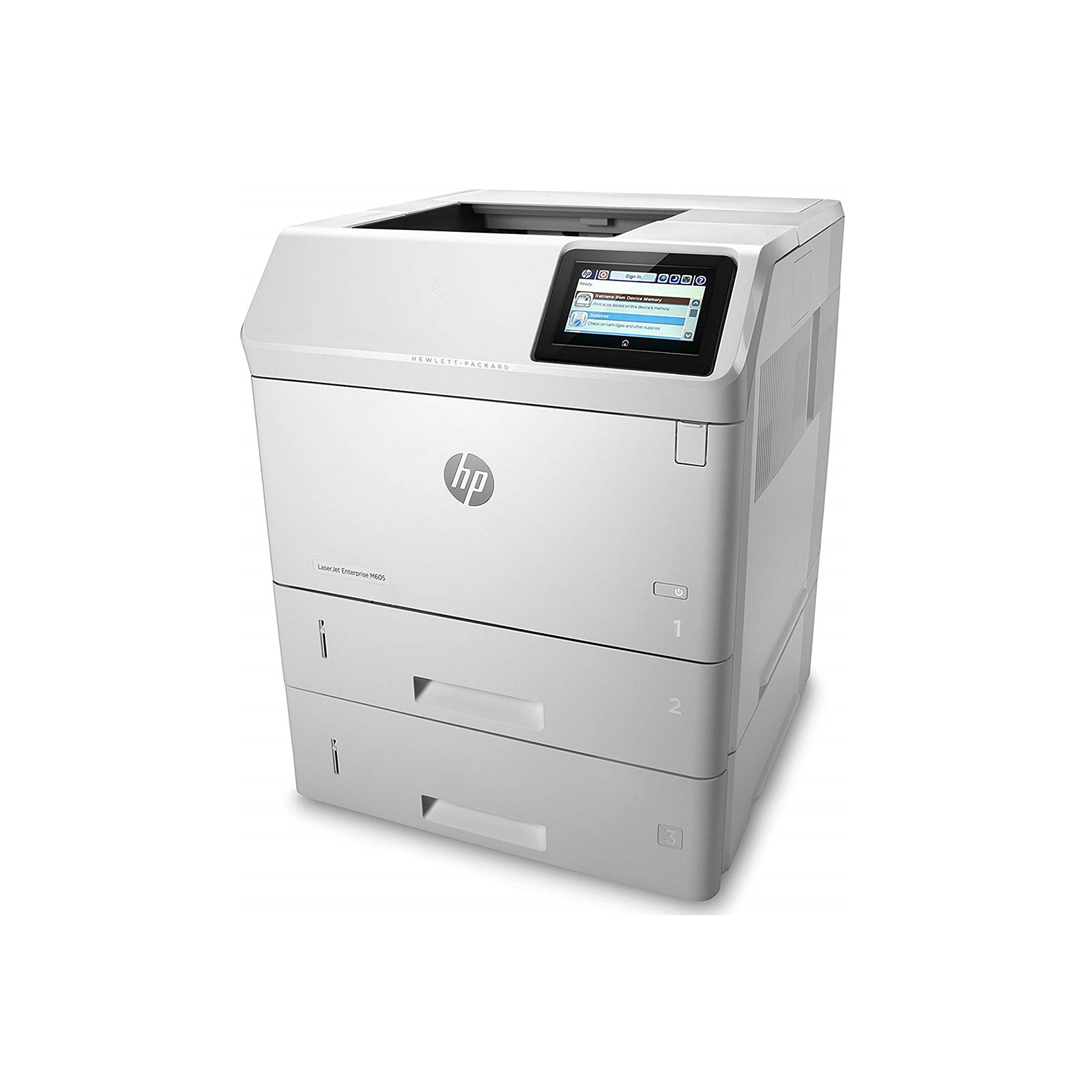 HP LaserJet Enterprise M605x Printer E6B71A, Monochrome, 58ppm, Duplex, Ethernet