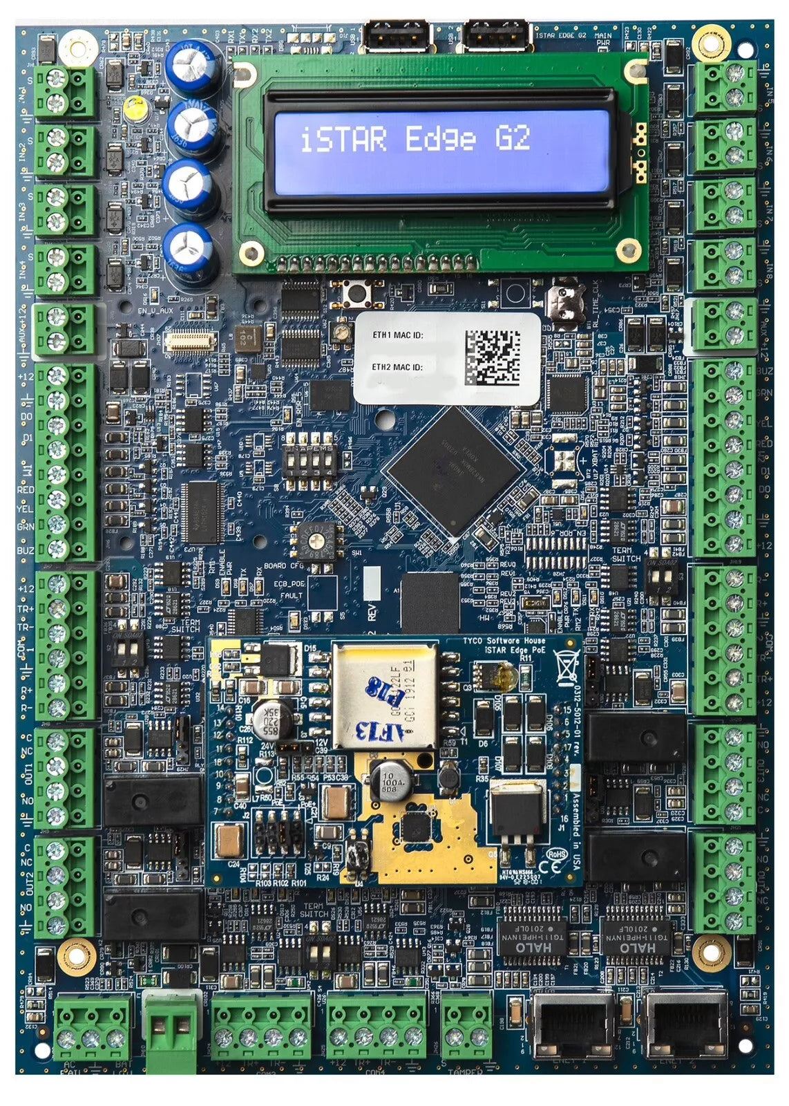 Open Box Software House iSTAR Edge G2 Controller + POE expansion Board